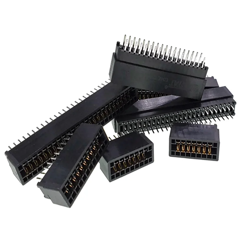 5Pcs Edge Card Connector Slot 2.54mm Pitch 6P/8/10/12/14/16/20/22/24/26/30/36/40/44/50/56/60/62/72/98Pin PCB Gold Finger Socket