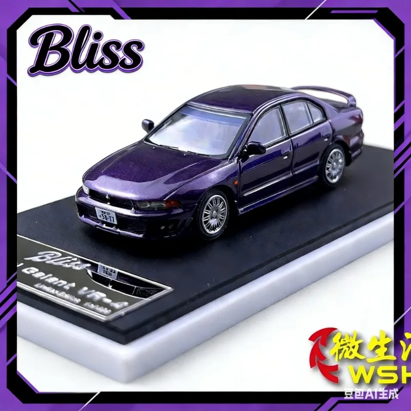 

Bliss Mold 1:64 Mitsubishi Galant Go Ran 8th Generation VR4 Alloy Die-Cast Car Model Simulation Static Display Item Boys' Toy