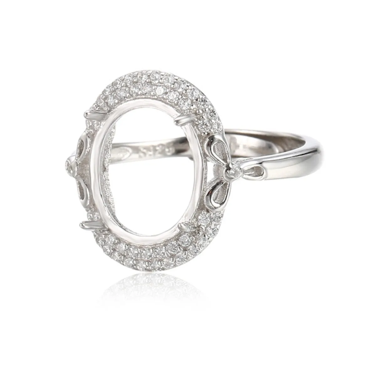 adjustable-white-gold-plated-925-silver-zircon-ring-blank-10x12mm-oval-blank
