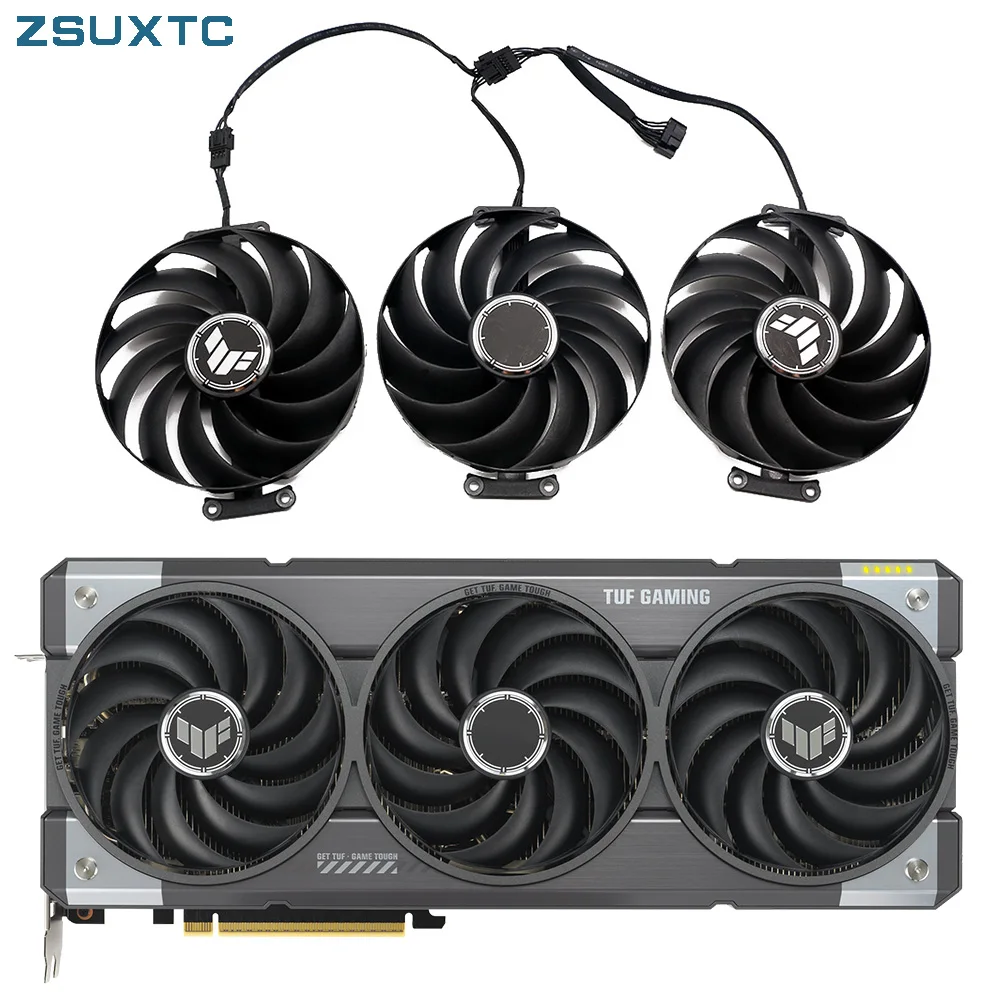 

7PIN CF1015U12D RTX5070 Ti GPU Fans For ASUS GeForce RTX 5070 5070Ti Video Card Cooling Fan