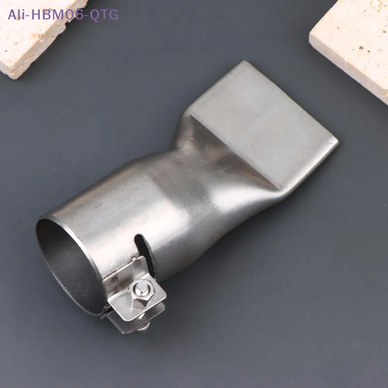 [New]40MM Flat Nozzle Stainless Steel Hot Air Welding Nozzle For Supplies Accessories Convenient Installation Stable Performance