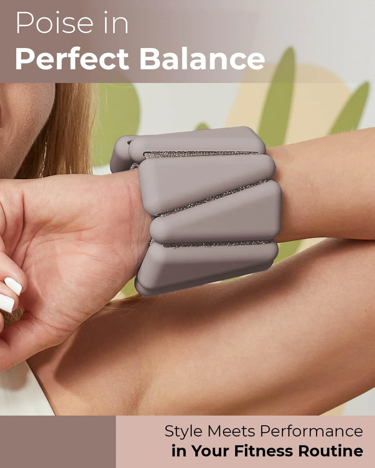 1 Paar Gewichtsbelastbare Handgelenkbandagen für Yoga, Fitness und Training, Verstellbare Knöchel- und Handgelenkschoner, Gewichtsarmband für Jogging – Detail 7