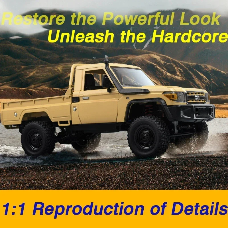 New Restore 46° Climbing Pickup Truck, Two-stage Gear, Multi-terrain Off-road, Strong Magnetic Motor, Christmas Gift To Children