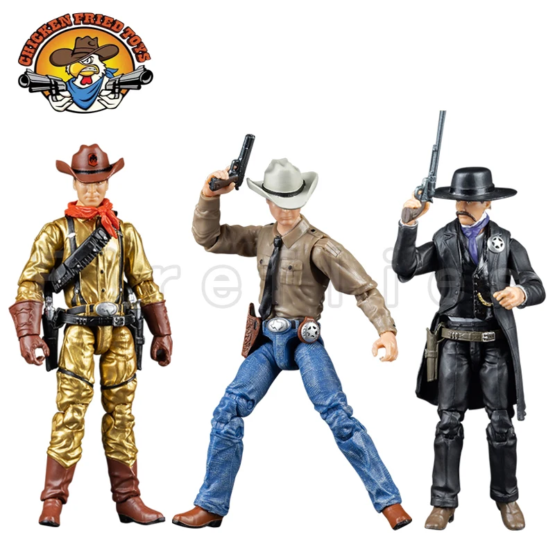 1/18 3,75 Zoll Huhn gebratenes Spielzeug Action figur Cent Roman Legenden moderne Texas Ranger Anime Sammlung Modell Spielzeug versand kostenfrei