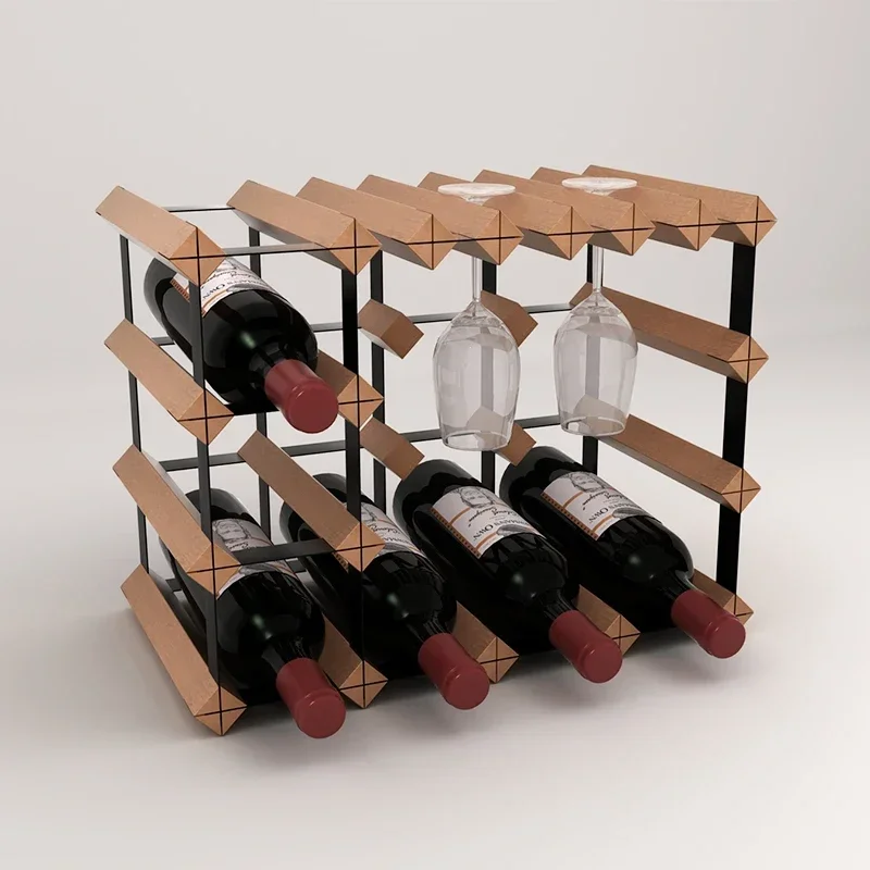 

Red wine rack, sabilimi wood, red wine glass goblet , wine cup, upside down r, hanging cup ,seho