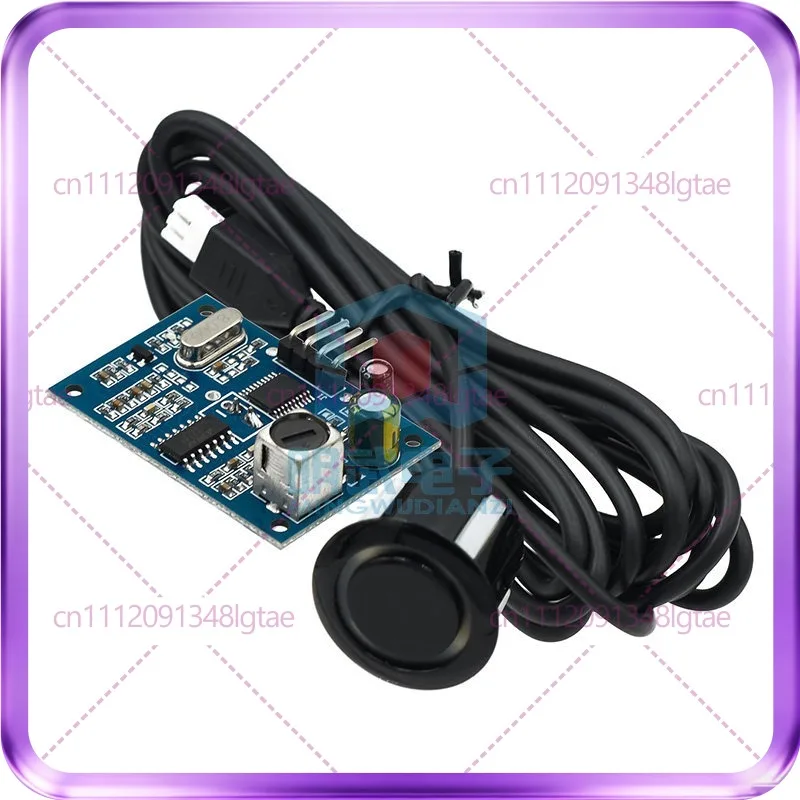 3pcs Integrated ultrasonic ranging module, reversing radar waterproof ultrasonic, suitable for SR04T lead