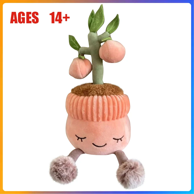 

11.8inch Cute Cartoon Potted Plant Desktop Flower Doll Decoration Valentine's Day Ornament Plush Toys Doll Girls Couple Gifts