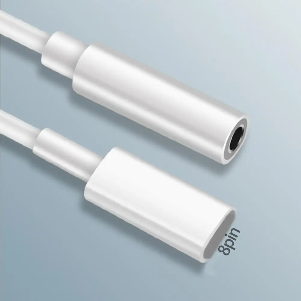 Adaptador de auriculares para iluminación, Cable de Audio auxiliar con conector de 3,5mm para IPhone 11, 12, 13, 14 Pro Max, 12Mini, SE, XS, XR, X, 8, 7 +, IOS