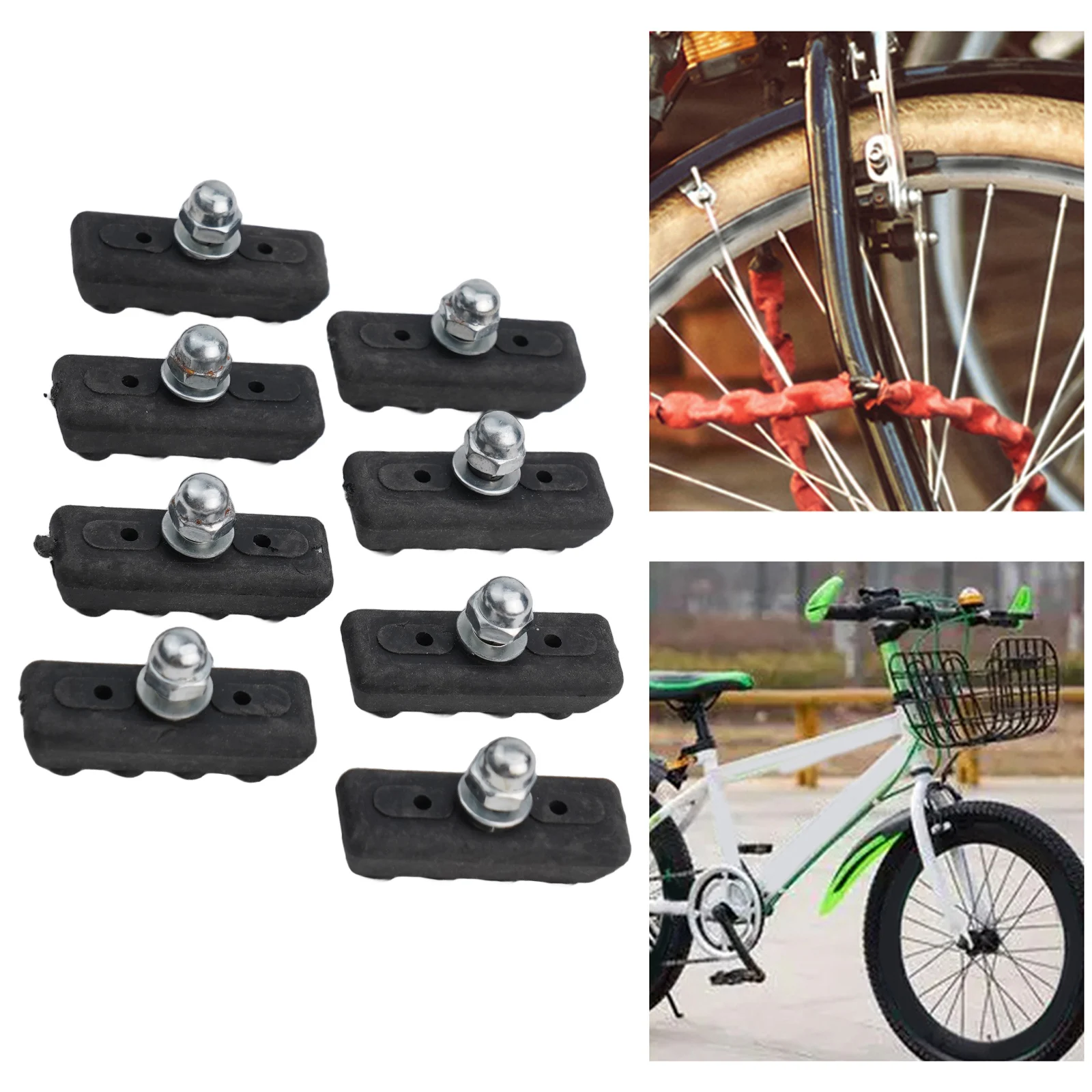 

Brake Shoes Bicycle Sand Drainage Brake Pads Drainage And Sand Drainage Texture Design Easy To Use Good Compatibility