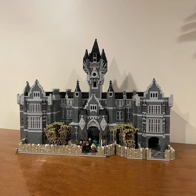 Exquisite new product MOC building block model Frankenstein Manor laboratory technology modular children's toy gift DIY set
