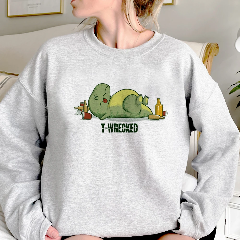 

Dinosaur Beer hoodies women 90s sweat y2k Korean style streetwear Pullover Hooded Shirt women 90s Pullover