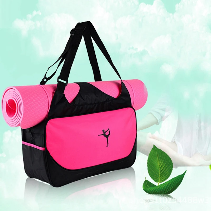 Stunning- Yoga Bag,Travel Bag,Large Capacity Yoga Mat Backpack,Gym Bag,Yoga Bag,Pink