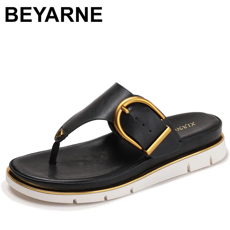 

Women Slippers Summer Flip Flops Women Outdoor Beach Casual Shoes Luxury Clip On Slides Ladies Buckle Flat Slippers Large Size