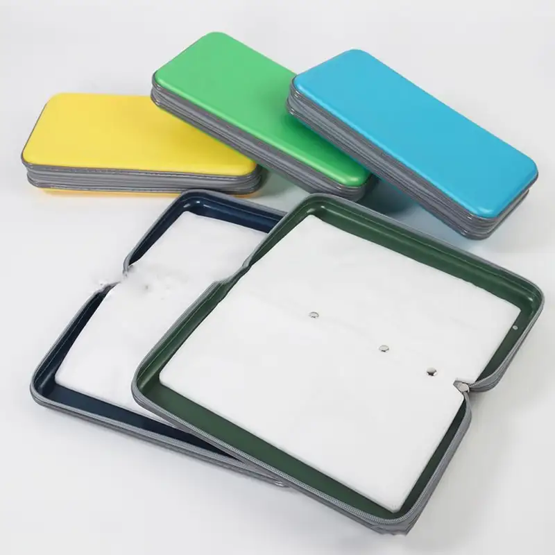 Media Storage Box 80 Capacity CD Case Holder Hard Plastic Storage DVD Case Zipper Portable CD Case Wallet CD/DVD Album - Image 2