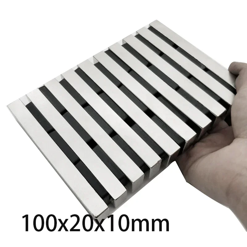 100X20X10Mm Blok Krachtige Magneten Langste Vel Neodymium Magneet 100X20X10Mm Sterke Permanente Ndfeb Magneten 100X20X10Mm