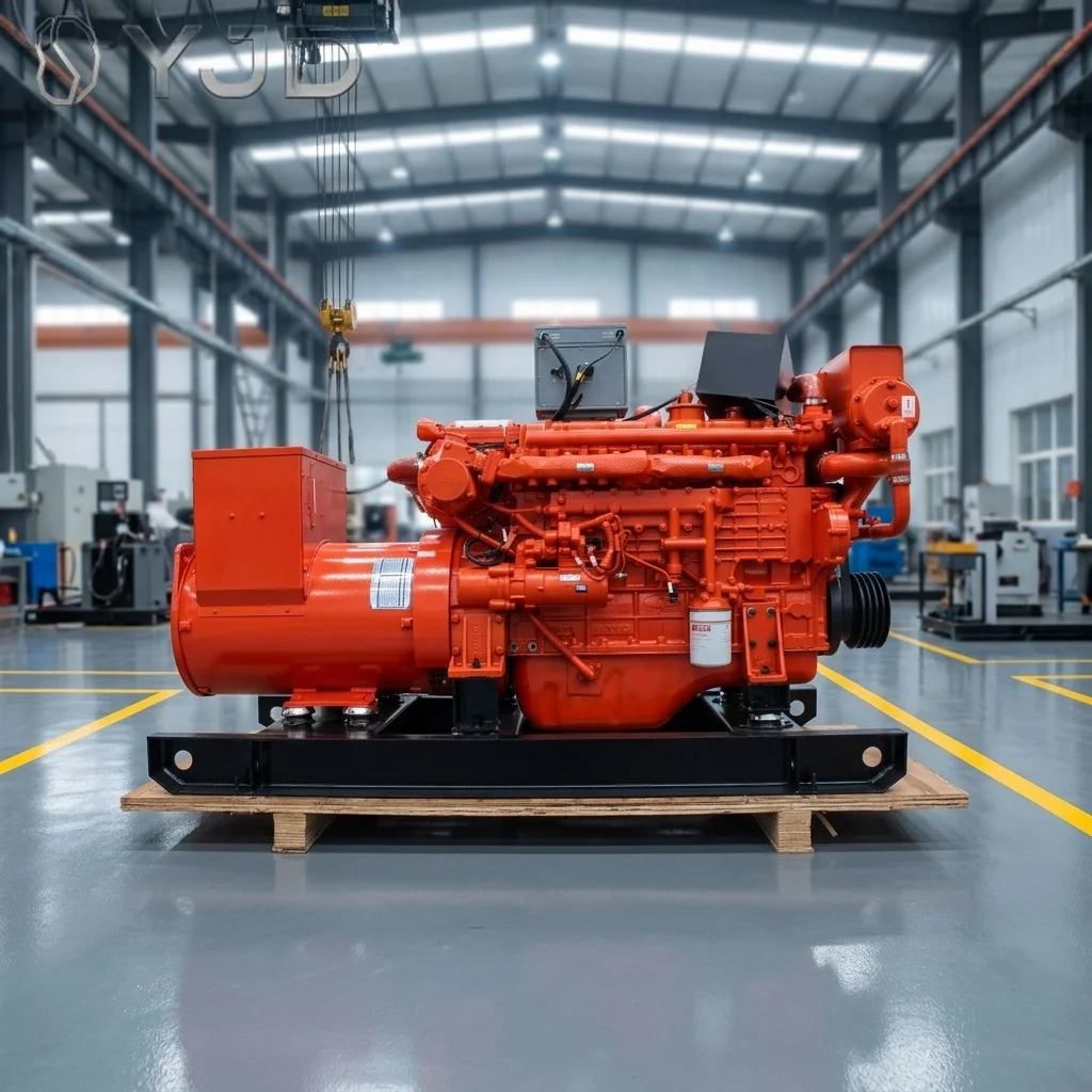 30-50KW Marine Diesel Generator with 230V/400V 50/60Hz 1500RPM Stamfo-rd Alternator for Boat Power Supply