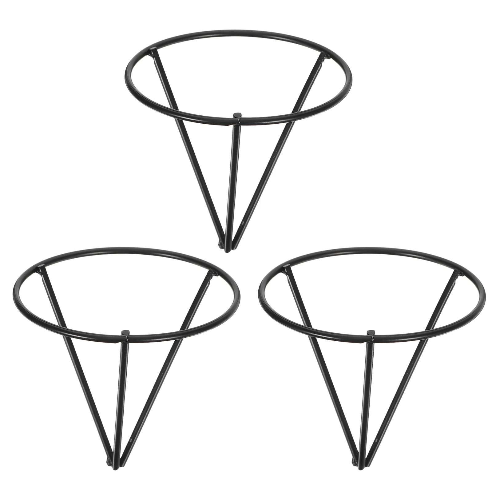 4pcs Seed Stent Durable Metal Fruit Growing Rack Triangular Bracket Root Starter Wide Cup Holder Sprouting Support Plant Stand