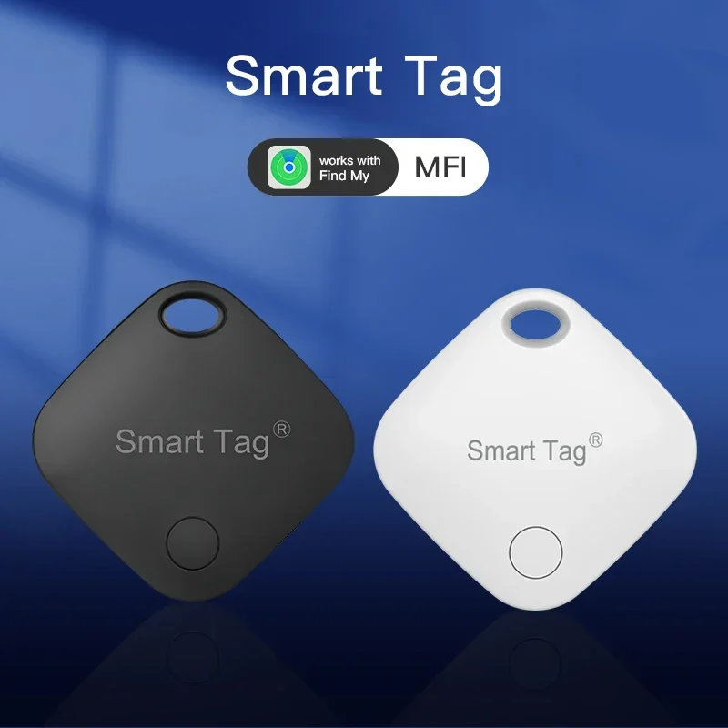

Smart Bluetooth Alarm Tracker Find My APP MFI Rated Anti-Lost Device iPhone Tag Replacement Locator Works with iOS