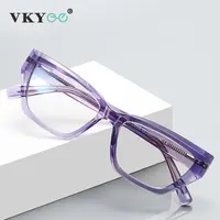 VICKY, gafas de lectura cuadradas con diseño geométrico para mujer, se pueden personalizar, gafas ópticas graduadas para miopía e hipermetropía PFD2155