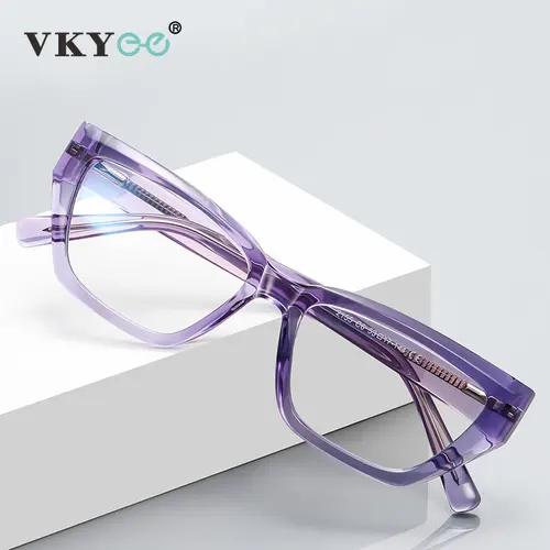 VICKY, gafas de lectura cuadradas con diseño geométrico para mujer, se pueden personalizar, gafas ópticas graduadas para miopía e hipermetropía PFD2155
