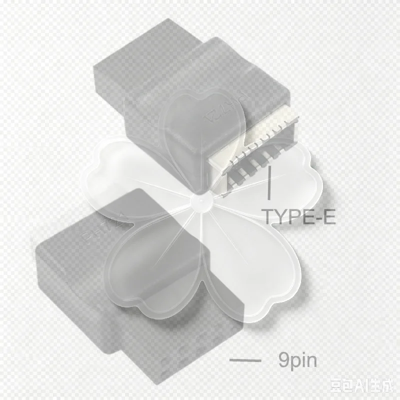 Motherboard USB 2.0 9-Pin To Type-E Front Panel Header USB2.0 9pin Male To Type-E Female Adapter For Desktop PC Motherboard