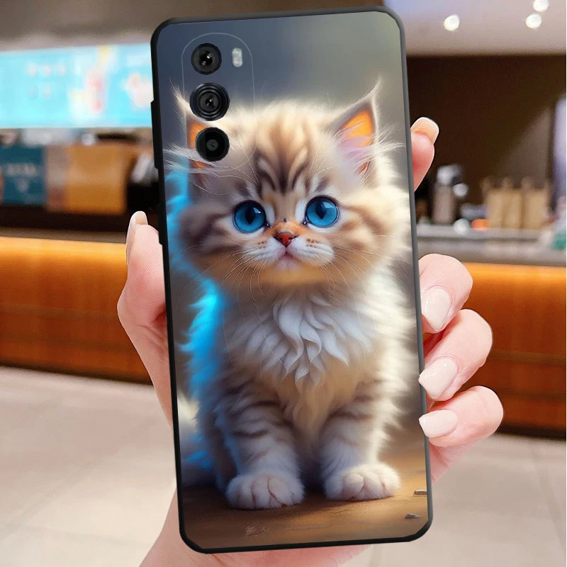 

Phone Case For Motorola Edge 50 40 Pro 60 50 40 30 Ultra Neo Fusion Moto G85 G72 G53 G54 G84 G13 G32 Cat