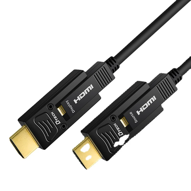 

Dtech Высококачественный 4-каратный позолоченный интерфейс 2,0 скорости 20 м Hdmi1.4 оптоволоконный кабель D-A