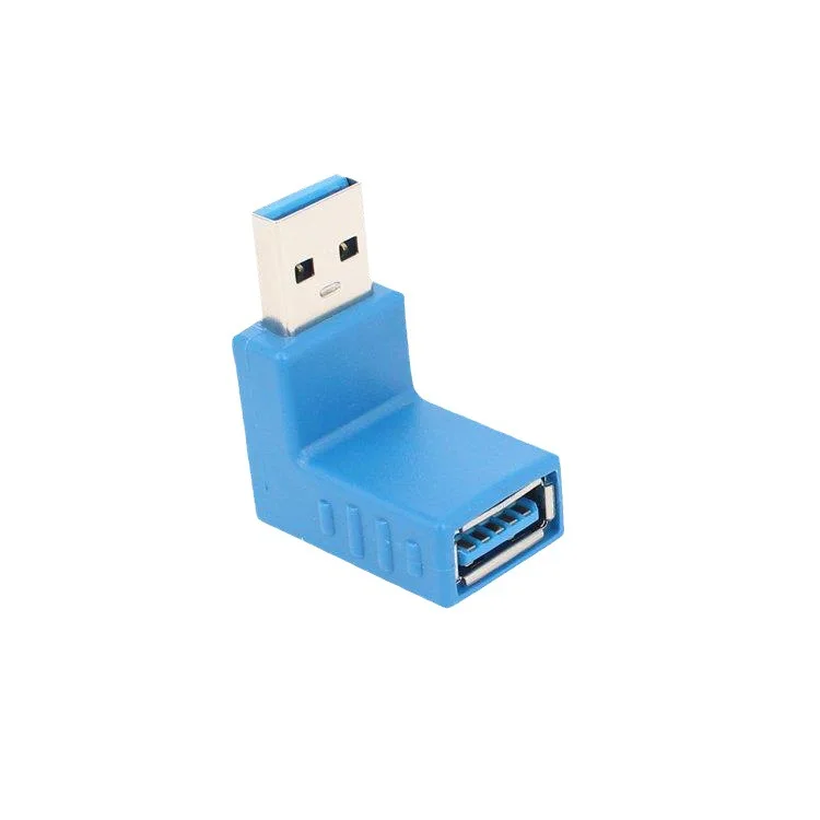 90 Degree Vertical Elbow USB 3.0 Male to Female Adapter Up Down Right Angle USB3.0 AM to AF Extension Connector