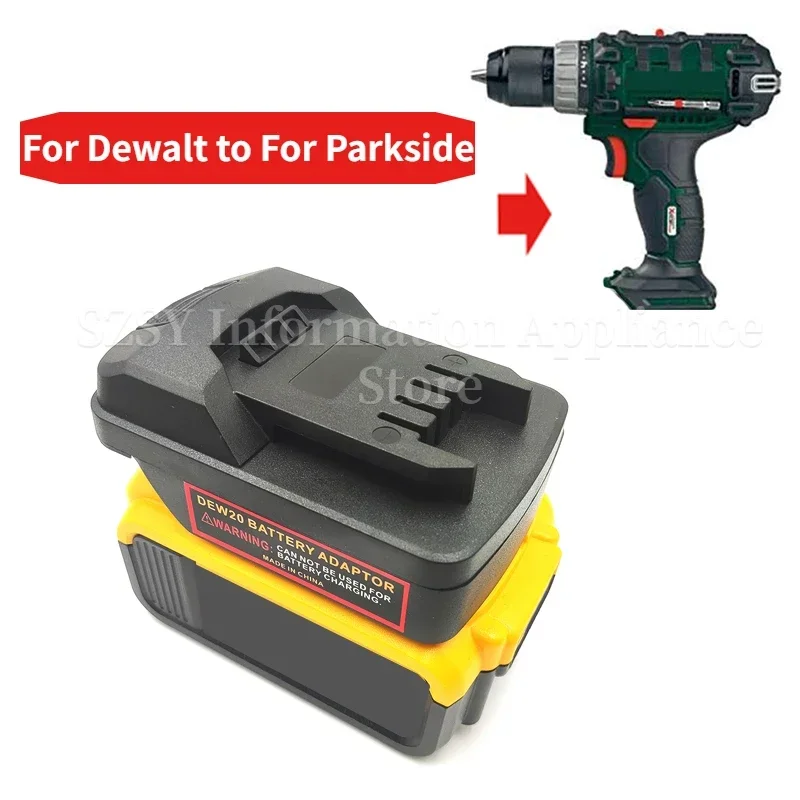 Battery Adapter For Dewalt 18V/20V Li-Ion Battery to For Parkside PAP20A1 PAP20A3 Batteries For Parkside 20V battery tools Use