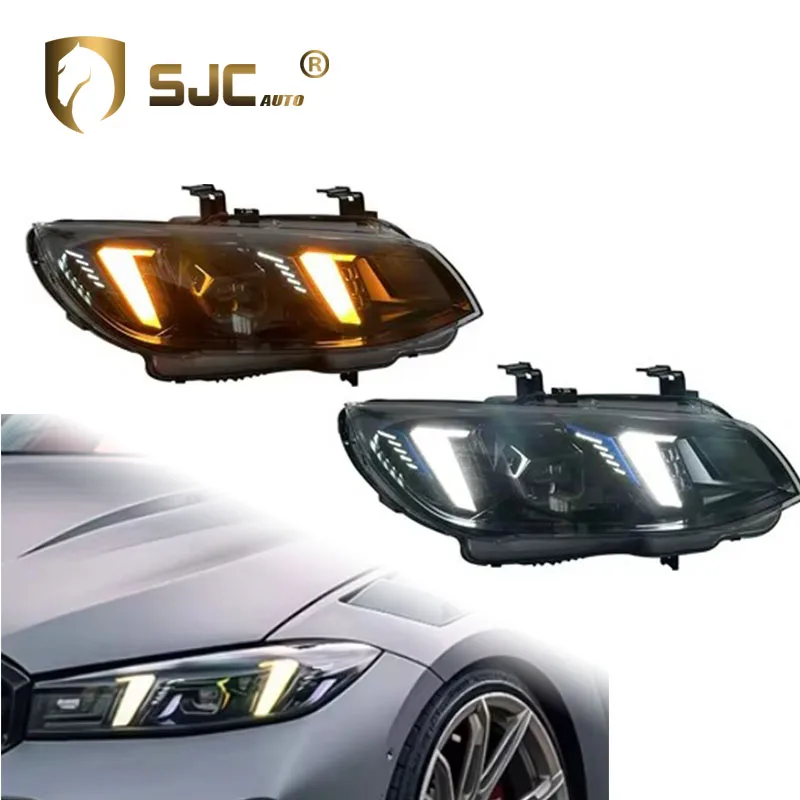 Auto Car Parts Dual-Color Headlight For BMW 3 Series E92 E93 2010-2013 Yellow White DRL Switch Daytime Running Light