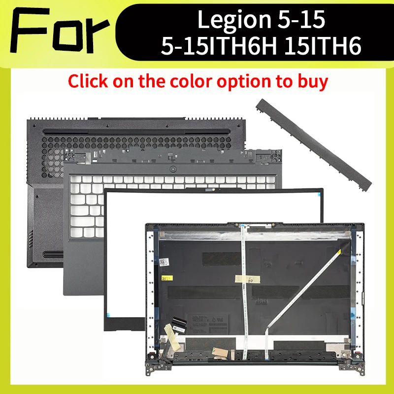 

Black Laptop Accessorie For Legion 5-15 5-15ITH6H 15ITH6 15ACH6H 15ACH6 2021 Replacement Housing Case