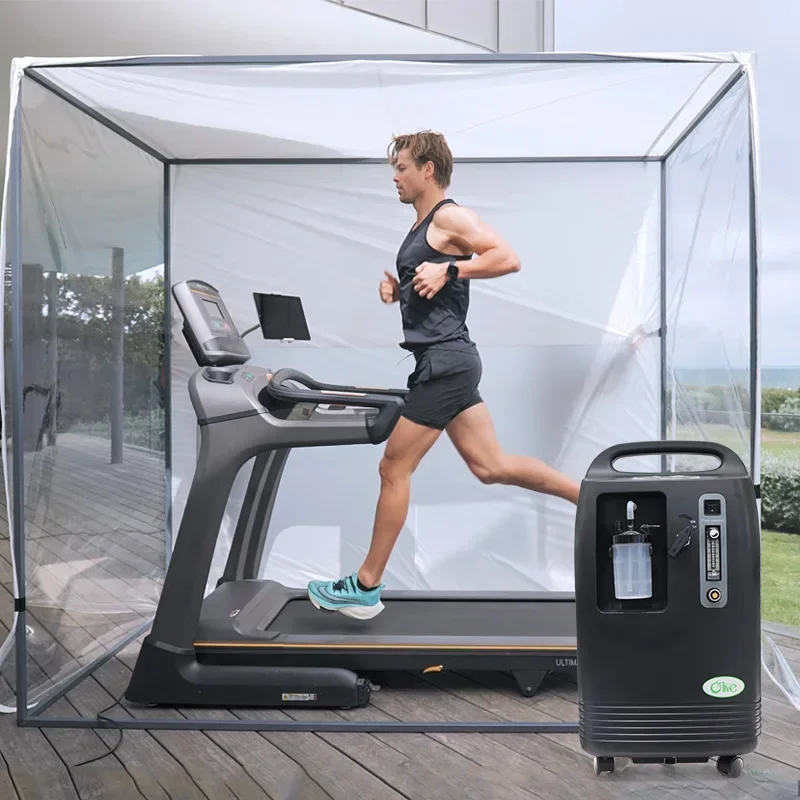 Hypoxisches Training mit 8.5%-19.8% Hypoxie-Generator Ewot Zelt Höhe Hypoxi scher Generator für Fitness studio und Sportzentrum