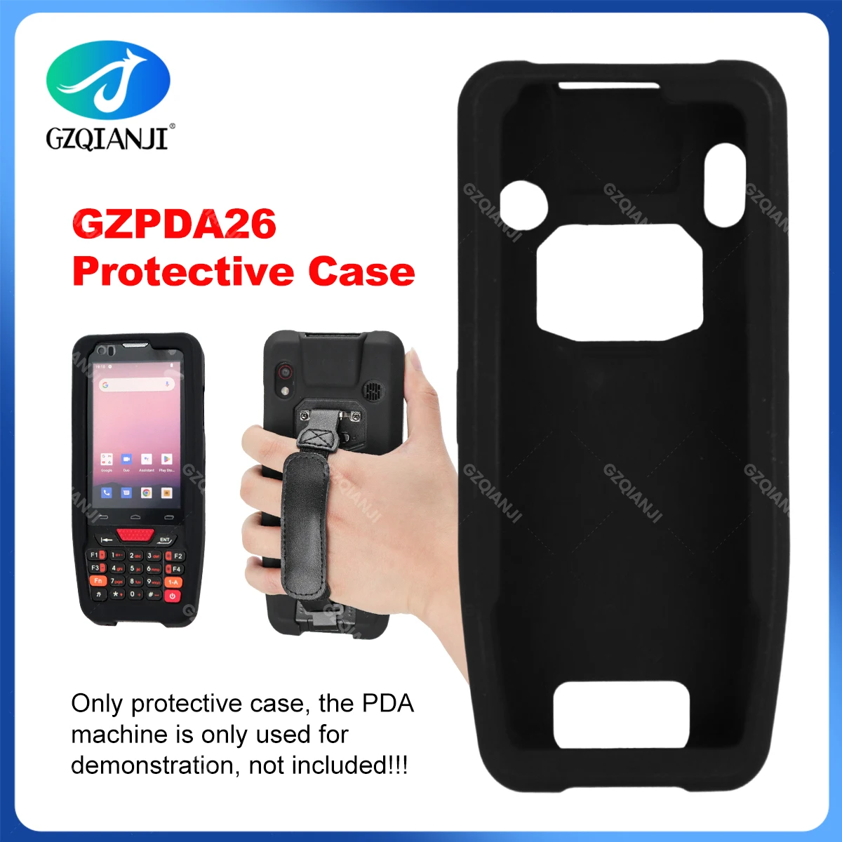 capa de silicone protetora para gzqianji gzpda26 terminal pda 01