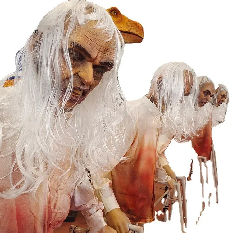 

Simulation silicone dynamic ghost model, Halloween, secret room, haunted house, horror decoration, venue, layout props
