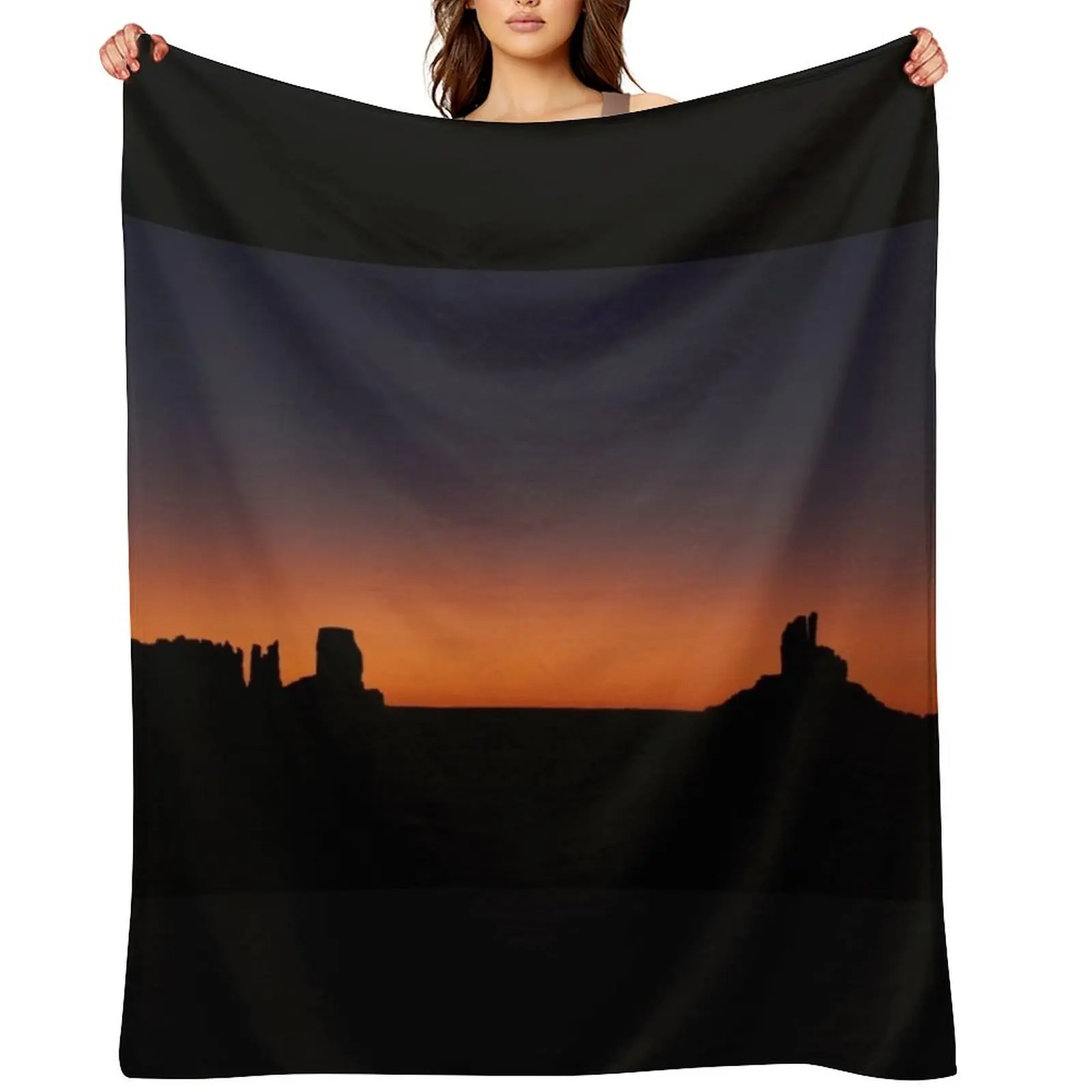 

Monument Valley Throw Blanket Soft Plush Plaid Cute Blankets Sofas Of Decoration Retros Blankets