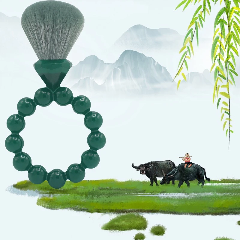 

1PCS Diamond Rings Powder Brushs Makeup Brush Softs Bristles Beginner Portable Eyeshadow And Loose Powder Brushes Cosmetic Tools