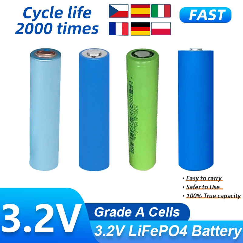 NEW 3.2V 15ah Lifepo4 Battery Gotion 33140 32140 40135 Yacht Camp Golf EV RV Boat Solar energy storage Lithium lon Battery Cell