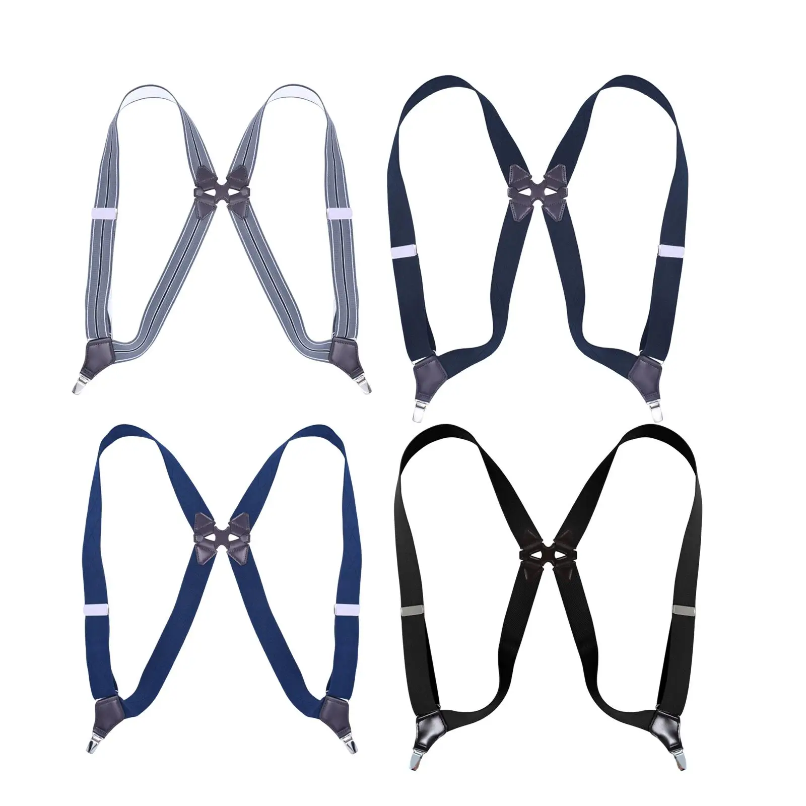 男性サスペンダー弾性ストラップ Y 字型快適な大人のバックベルト調節可能
