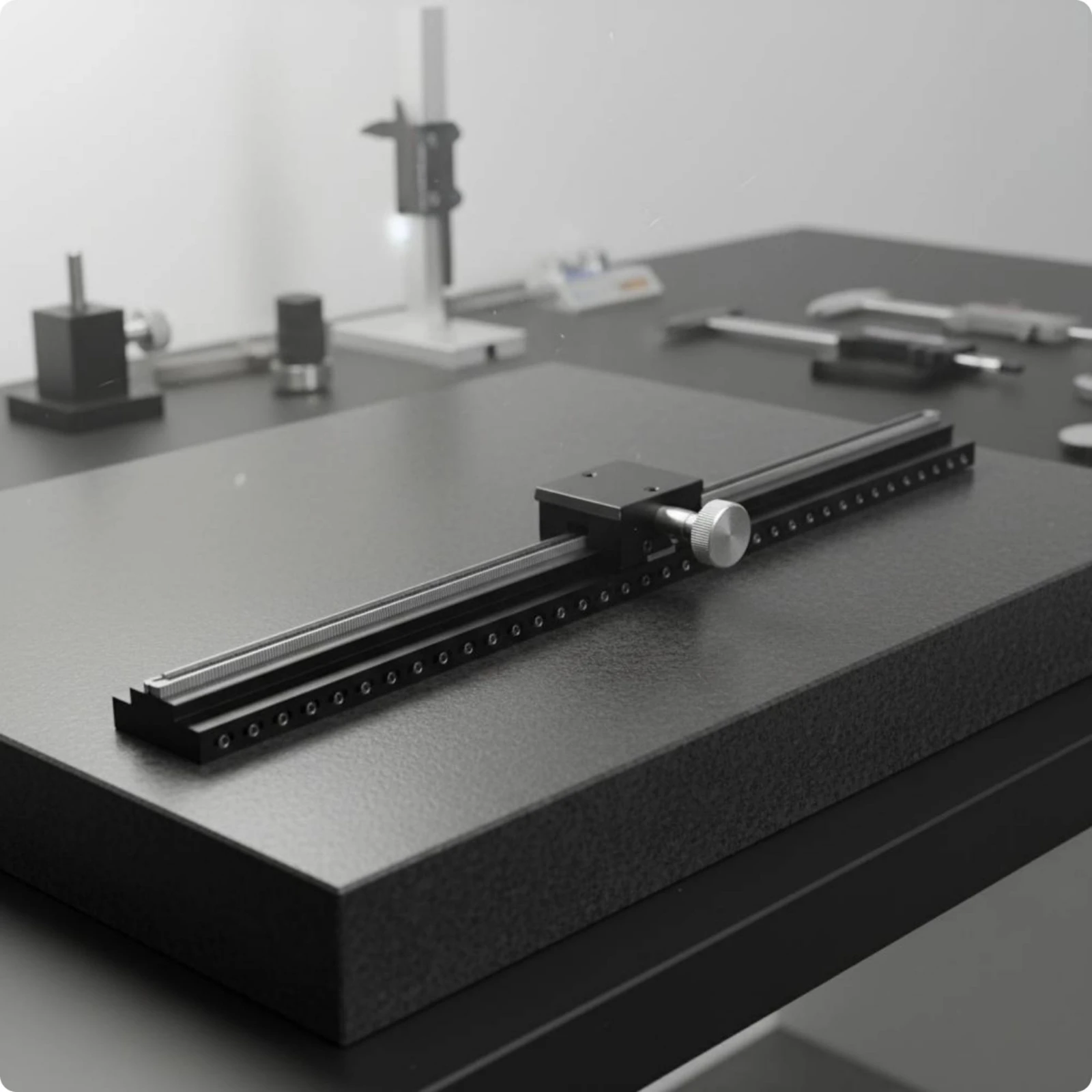 Picture 7: Dovetail Groove Slide Linear Stage Vertical Lift Rack and Pinion Stage Sliding Table Anodized Finish Industrial Equipment