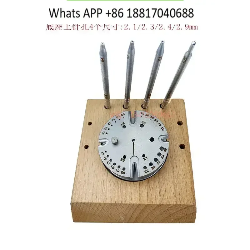 Clock repair, disassembly and assembly of balance wheel, swing shaft hairspring tool, main body 440 hard steel