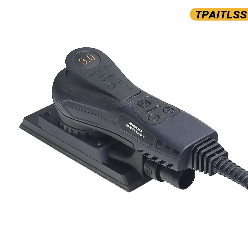 Multi-function Square Brushless 3mm Random Electric Orbital Sander Variable Speed Car Sanding Machine
