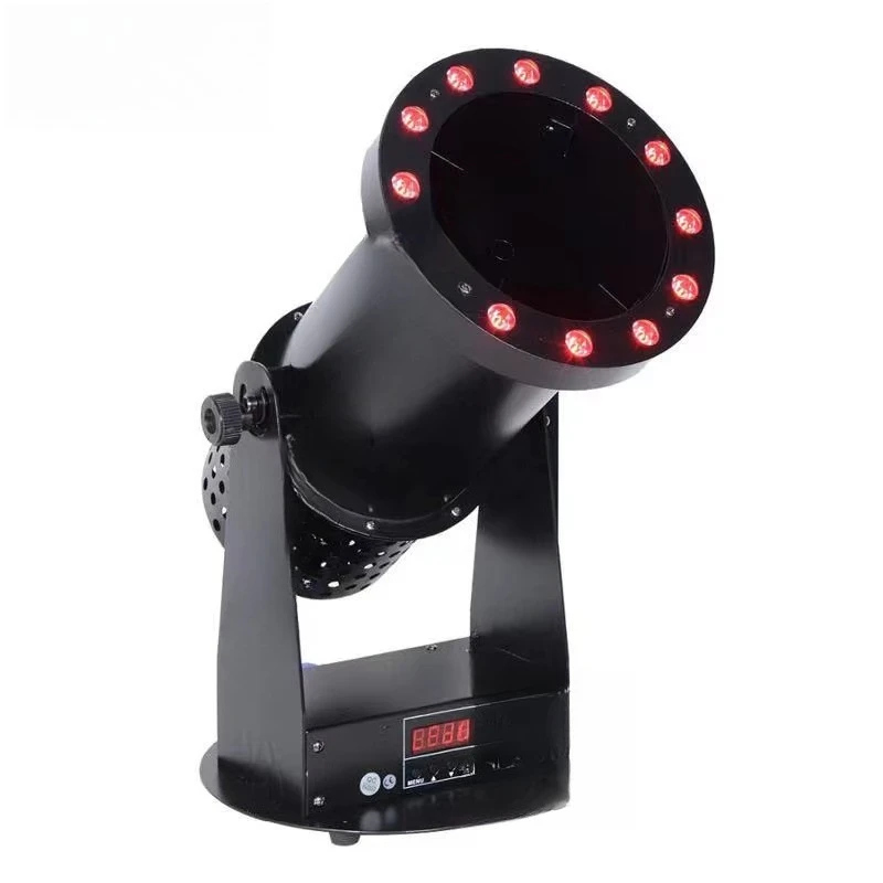 1500 Watt Metal LED Confetti Machine with DMX Remote Control Wedding Party Stage