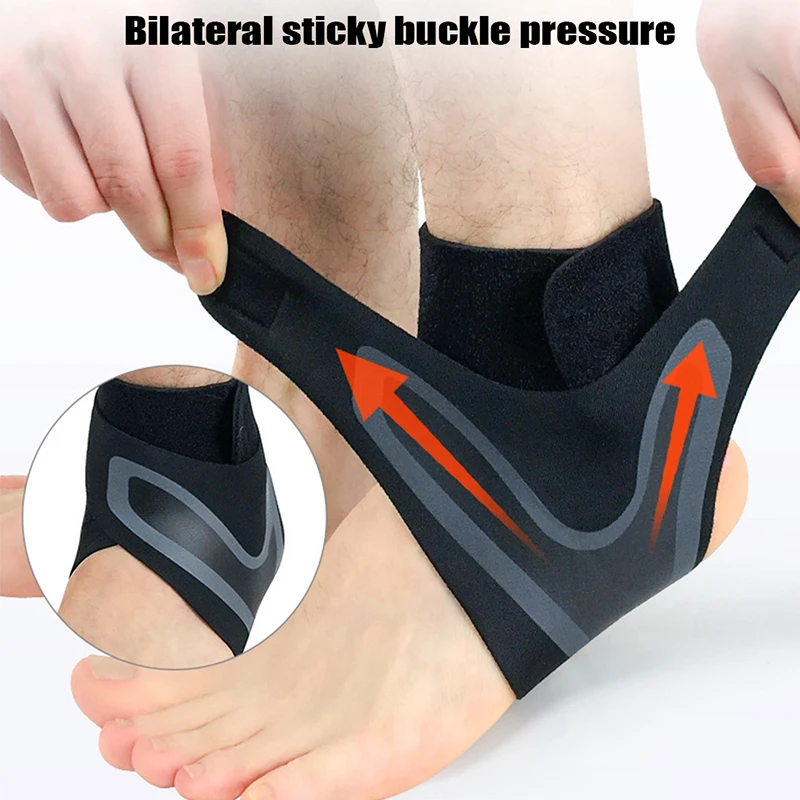 Sport Ankle Support Elastic Ankle Brace Guard Compression Stabilizer Tendon Pain Relief Strap for Men Women Fitness Accessories