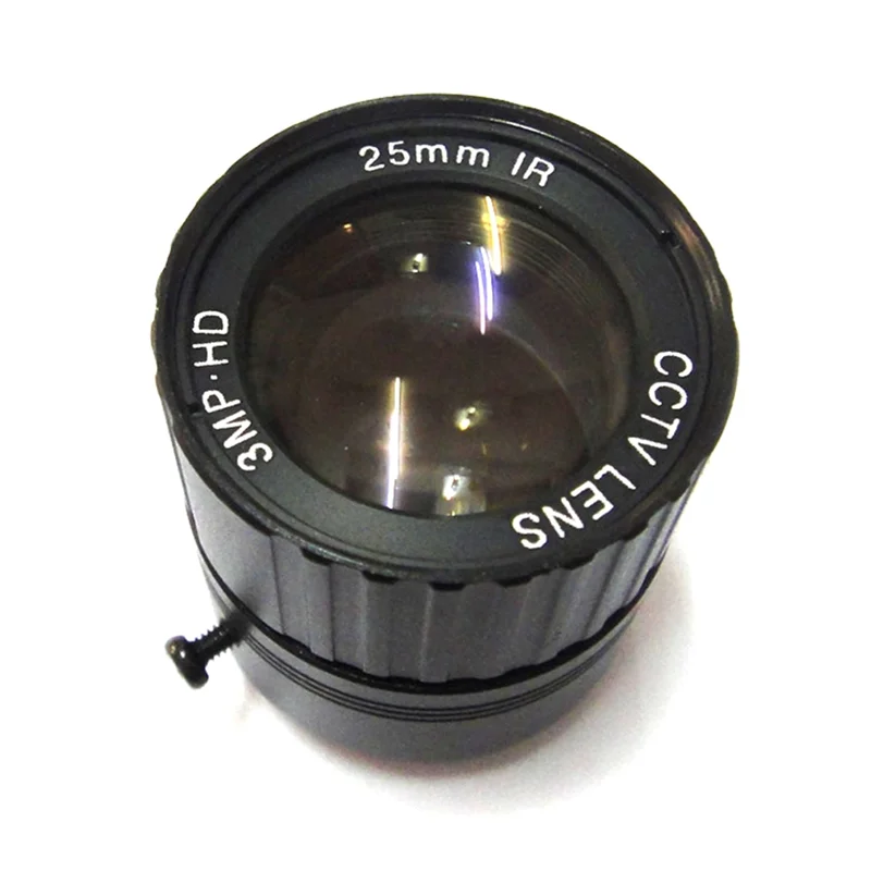 PHILE-3Mp 25Mm CCTV Lens View 70M 11 Degrees F1.4 IR Fixed Iris CS Mount For Security CCD Camera