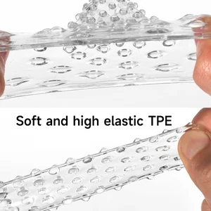 البظر تحفز الواقي الذكري للنساء المهبل الجنس الأكمام الإصبع القضيب G بقعة تدليك الجنس اللعب للأزواج موسع الإصبع أفضل 8 مبيعا ليت لامر - رقم 1