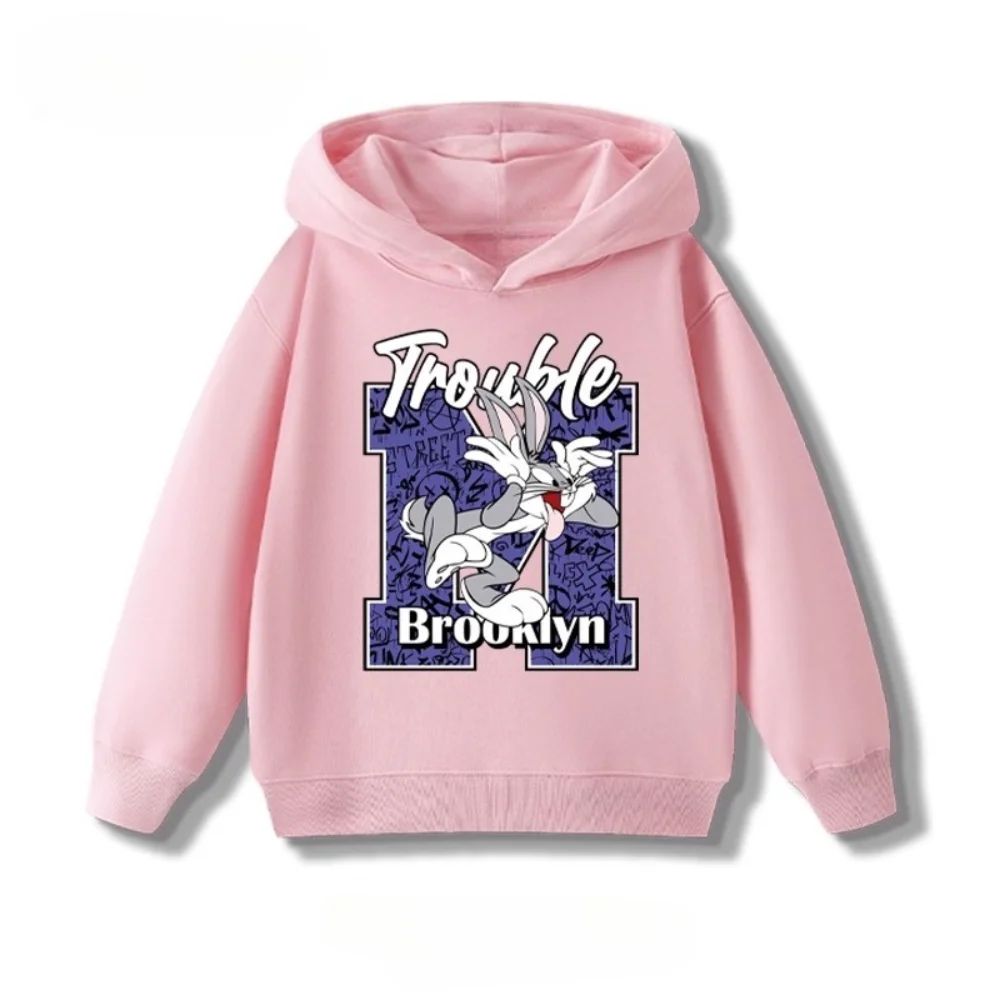 البق الأرنب دافي داك الطرفية الأطفال مقنعين البلوز الفتيان والفتيات ملابس الخريف والشتاء الدافئة الأطفال هوديي #5