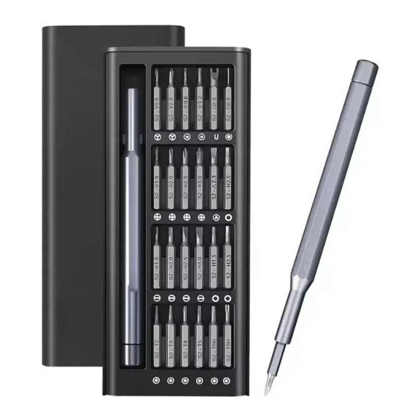 طقم مفك برغي 25 في 1 فيليبس توركس سداسية رأس مسطح مفك مغناطيسي رأس آيفون ساعة كاميرا نظارات #2