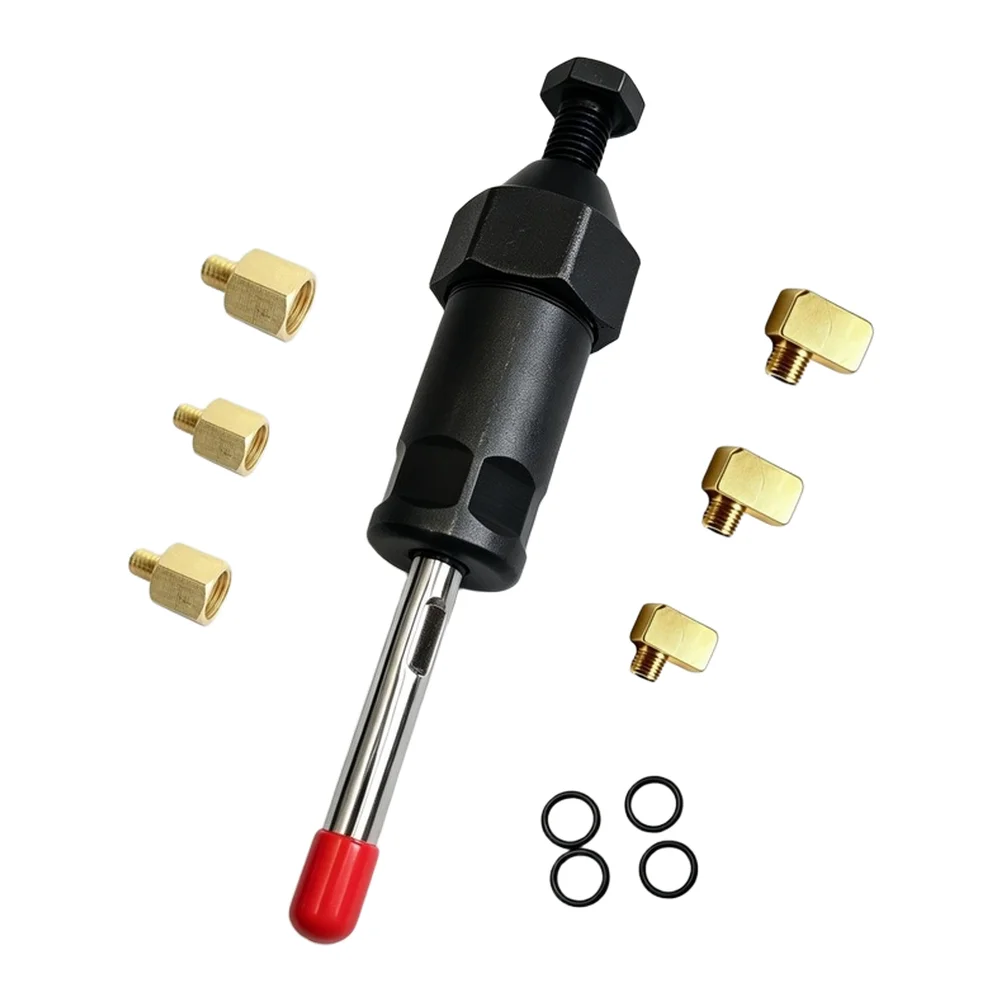 Grease Fitting Unclogging Tool 19.5 cm Length x 3.5 cm Width Black Finish for Professional Lubrication System Maintenance