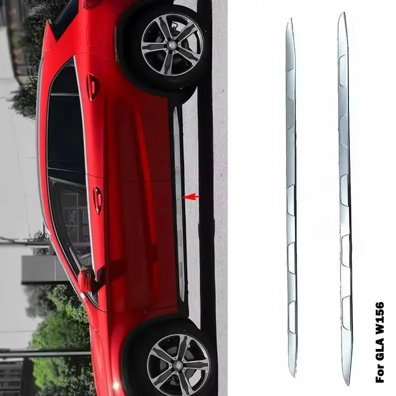 Molduras Cromadas para Puertas de Mercedes Benz GLA W156 X156, Faldones Laterales Cromados A1566980100 A1566980200 A156698 0500 0681 A1566980781