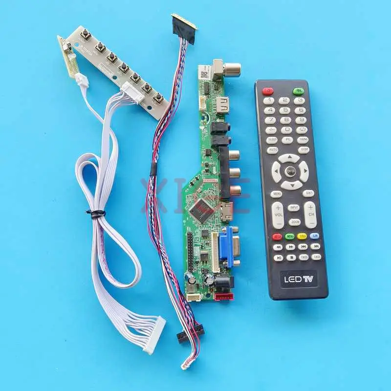 

For LP133WH1-TLA1 LP133WH1-TLB1 Controller Driver Board 13.3" TV Analog 1366x768 LVDS 40Pin USB+AV+VGA+HDMI Laptop Panel DIY Kit